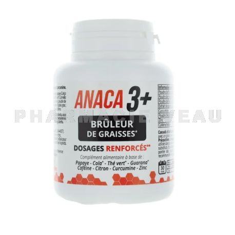 ANACA3 + Brûleur de graisses Dosage renforcé (120 gélules)