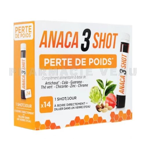 ANACA3 + SHOT Perte de Poids SHOT (14 unidoses)