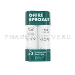 ROC KEOPS Déodorant Fraicheur Spray Lot 2 x 100 ml PROMO
