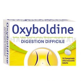 OXYBOLDINE Digestion Difficile - 24 Comprimés Effervescents