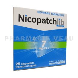 NICOPATCHLIB 7mg /24H 28 Patchs Nicopatch Lib