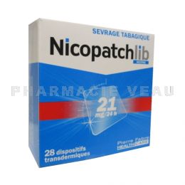 NICOPATCHLIB 21mg /24H 28 Patchs Nicopatch Lib