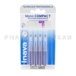 INAVA 4 Brossettes interdentaires Mono Compact 1.8mm ISO5 VIOLET