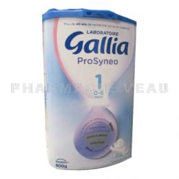 GALLIA Prosyneo 1 AGE Lait infantile Bifidus Probiotique 0-6 mois 800g