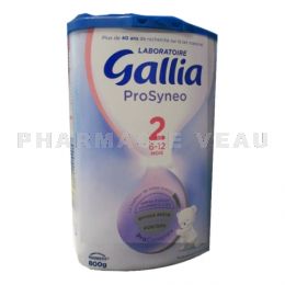GALLIA Prosyneo 2 AGE Lait infantile Bifidus Probiotique 6-12 mois 800g
