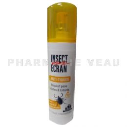 INSECT ECRAN Répulsif Peau Anti Tiques et Moustiques spray 100 ml