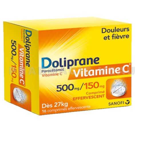 doliprane effervescents vitamine C medicaments en 