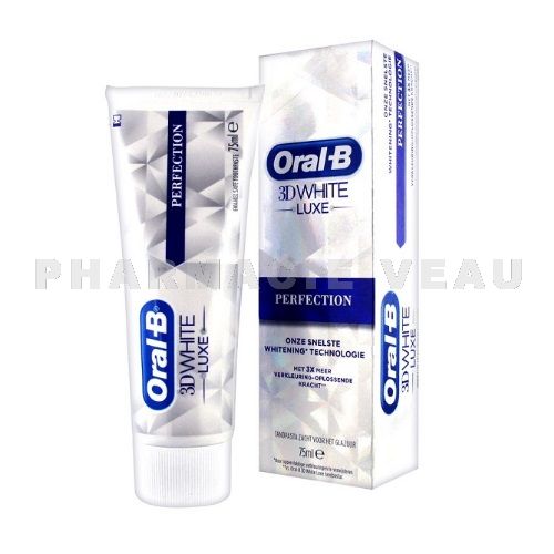 ORAL B 3D Dentifrice White Luxe Blancheur & Perfection (75ml)