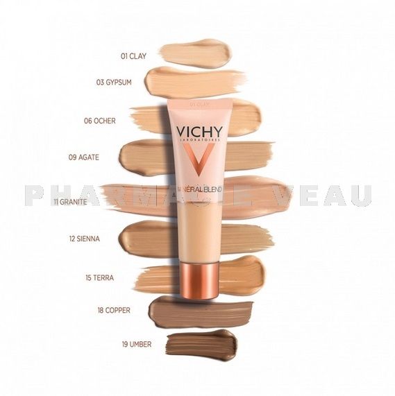 VICHY MINERALBLEND 15 Fond de Teint hydratant Terra (30ml)