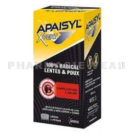 APAISYL Xpert POUX Lotion anti poux et lentes 100ml Peigne Anti-Poux inclus