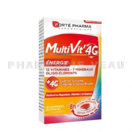 MULTIVIT 4G Energie Vitamines 30 comprimés Forte Pharma