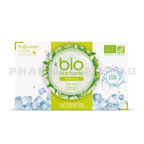 NUTRISANTE BIO Tisane - Infusion Froide Minceur 20 sachets