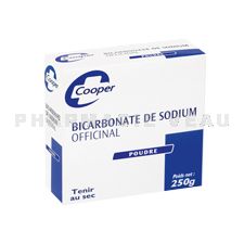 Bicarbonate de Sodium Officinal 250 grammes COOPER