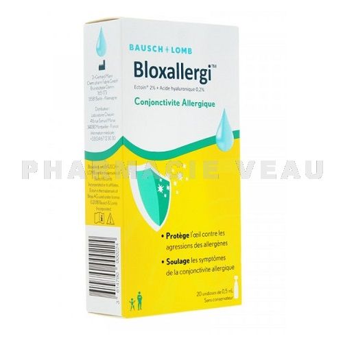 BLOXALLERGI Conjonctivite Allergique (20 unidoses)