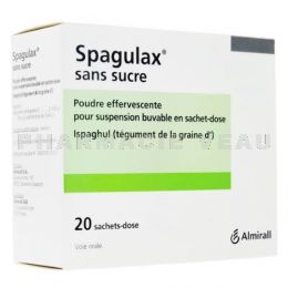 SPAGULAX Sans sucre EFFERVESCENT 20 sachets-dose
