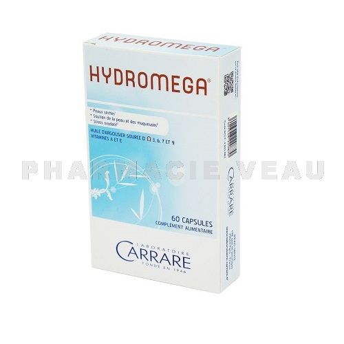 HYDROMEGA Hydratation Peau et Muqueuses 60 capsul
