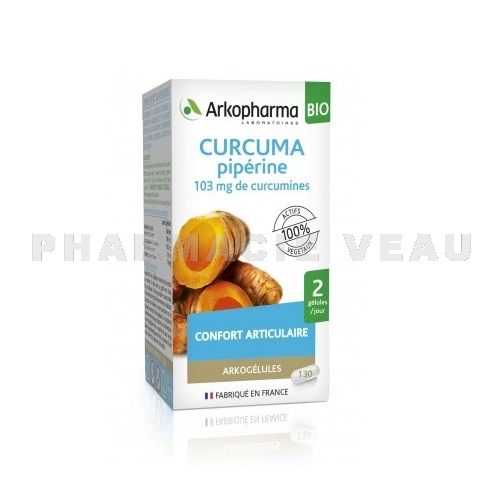 ARKOGELULES Curcuma Pipérine BIO (40 Gélules)
