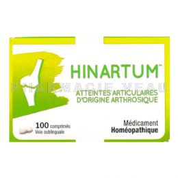 HINARTUM Articulations & Arthrose Homéopathie 100 comprimés