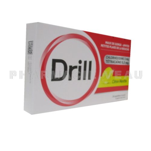DRILL Anis Menthe Sans Sucre 24 pastilles
