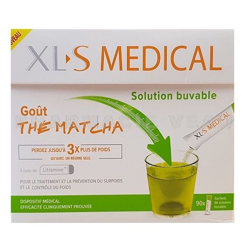 XLS MEDICAL Minceur TEA MATCHA Thé Vert (90 sticks)