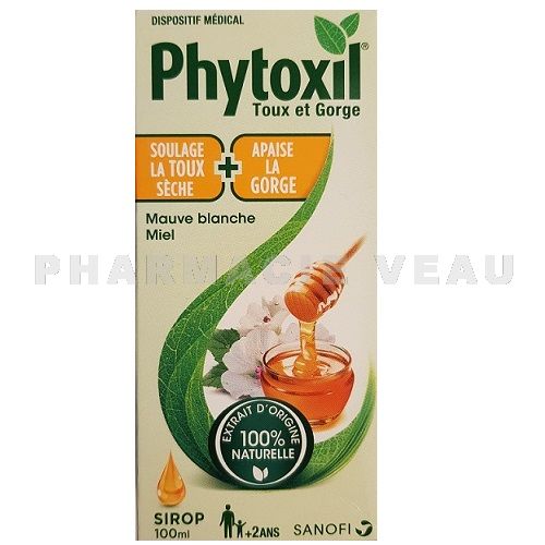 PHYTOXIL Sirop Toux Sèche + Gorge Double Action (100ml)