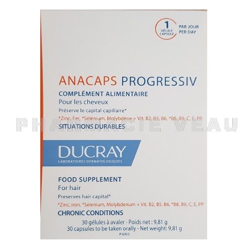 ANACAPS Progressiv Chute des Cheveux  (30 capsules)