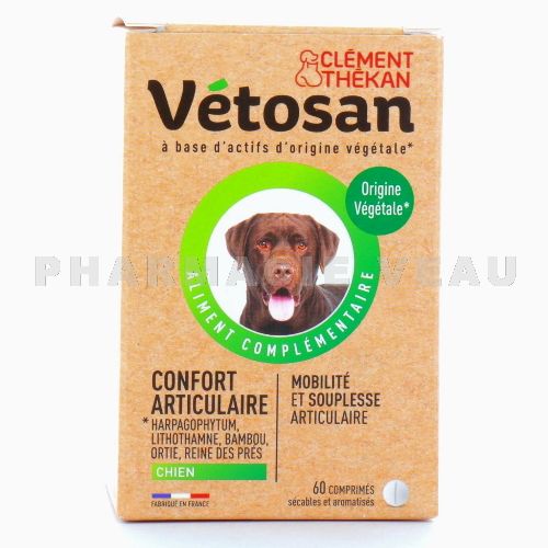 VETOSAN Comprimés Articulations Chiens Pharmacie VEAU France