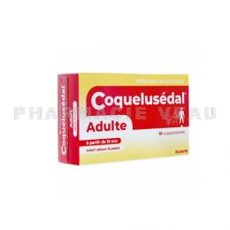 COQUELUSEDAL ADULTE 10 suppositoires
