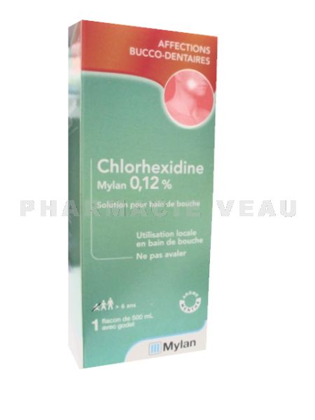 medicament CHLORHEXIDINE MYLAN 0,12 % solution bai