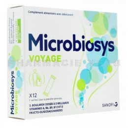 MICROBIOSYS Voyage Probiotiques 12 sticks