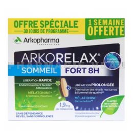 ARKORELAX FORT 8H Sommeil 1.9mg 30 comprimés OFFRE SPECIALE