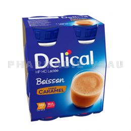 DELICAL Boisson Lactée CARAMEL 4 x 200ml