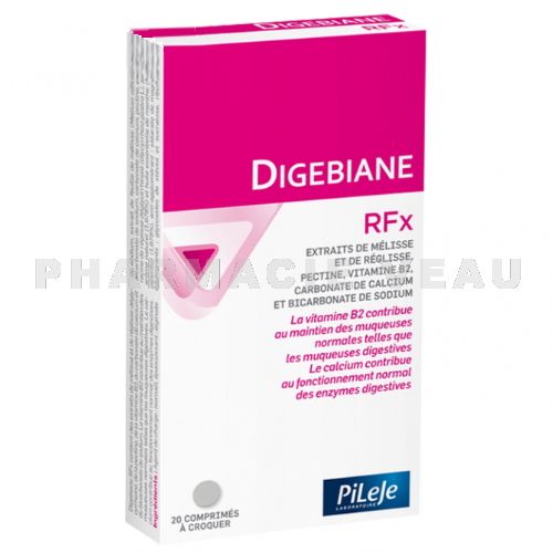 DIGEBIANE RFx Pileje Digestion (20 comprimés à croquer) 