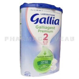 GALLIA GALLIAGEST Premium Digestion 2 AGE 6-12 mois 800g