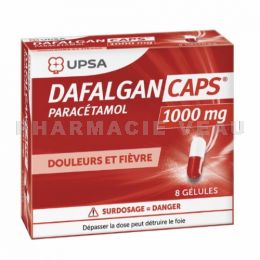 DAFALGAN CAPS 1000mg 8 gélules Dafalgancaps