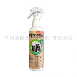 VETOSAN Spray anti puces 2 en 1 Environnement et Animaux 250ml- actifs origine végétale