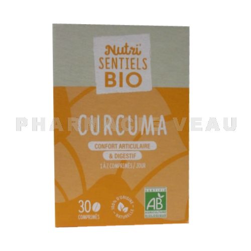 NUTRISANTE Nutrisentiels Curcuma (30 comprimés) BIO