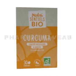 NUTRISANTE Nutrisentiels Curcuma 30 comprimés BIO