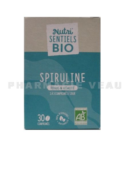 NUTRISANTE Spiruline 30 comprimés Nutrisentiels 