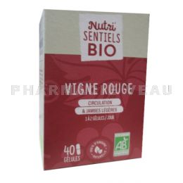 NUTRISANTE Nutrisentiels Vigne Rouge 40 gélules BIO