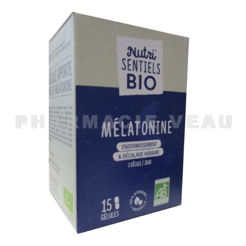 NUTRISANTE Nutrisentiels Mélatonine (15 gélules) BIO