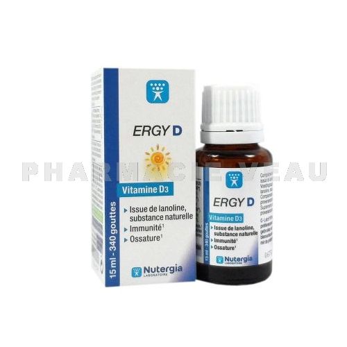 ERGY D  Vitamine D (15 ml) Nutergia