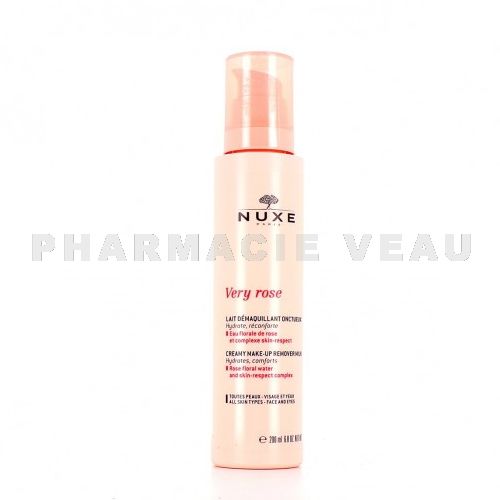 NUXE VERY ROSE Lait Démaquillant Onctueuse (200ml)