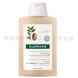 KLORANE Shampooing Cupuaçu Bio Cheveux secs 200 ml