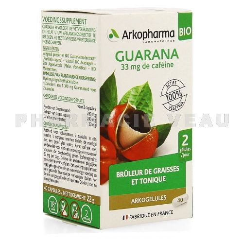 ARKOGELULES Guarana BIO (40 gélules) 