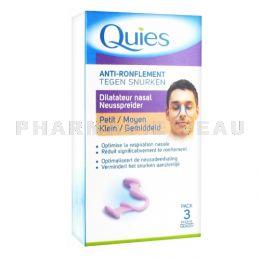 QUIES Anti-Ronflement Dilatateur Nasal Petit/Moyen