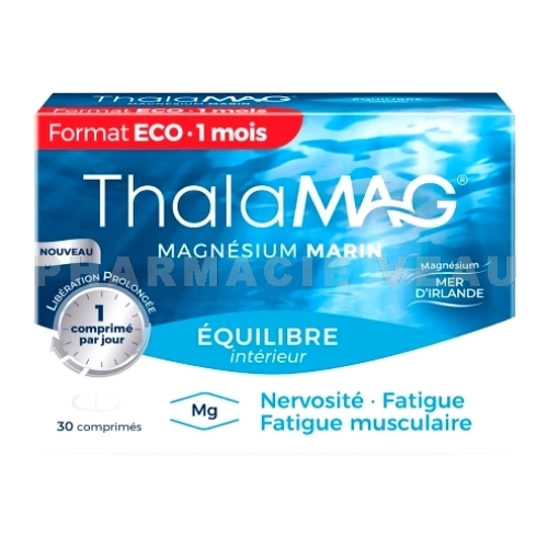 THALAMAG - Magnésium marin Équilibre Intérieur - 30comprimés