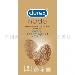 DUREX NUDE XL Sensation Peau contre Peau