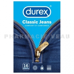 Durex Classics Jeans 16 préservatifs