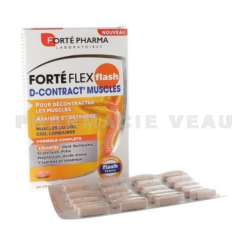 Forté Flex Flash D-Contract Muscles (20 comprimés) Forté Pharma